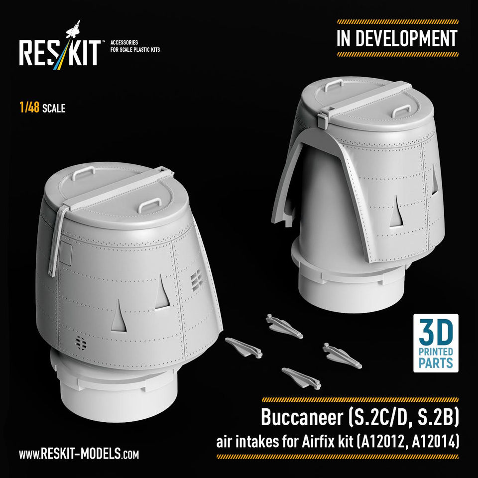 ResKit 1/48 Buccaneer Air Intakes for Airfix A12012 & A12014 – New Release