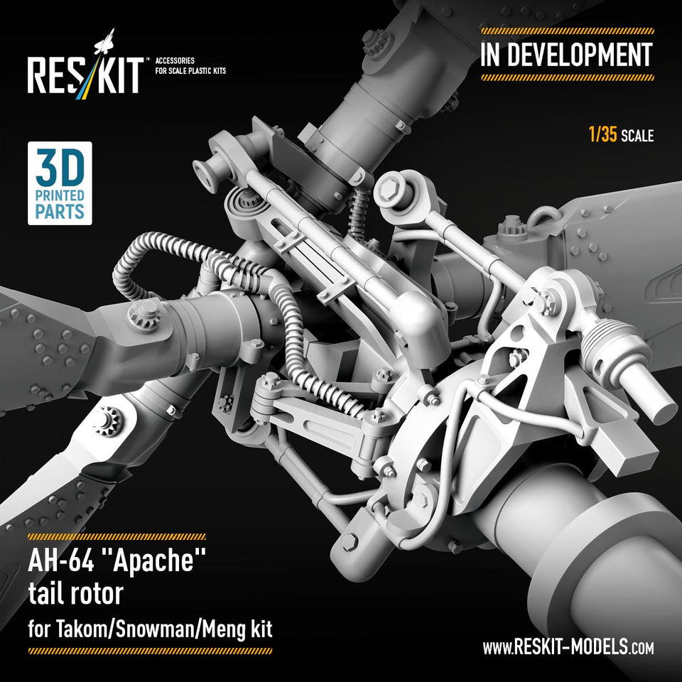 ResKit AH-64 Apache Tail Rotor 1/35 for Takom, Snowman & Meng kits