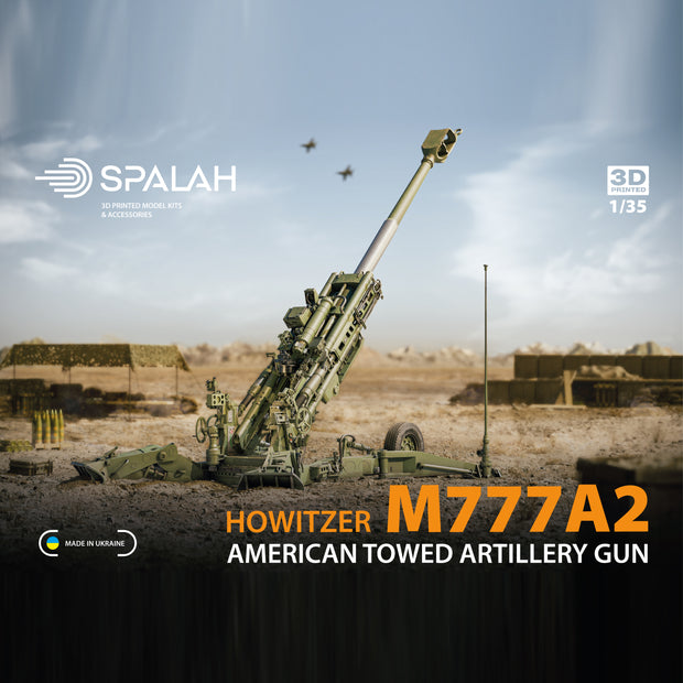 American artillery gun M777A2 Scale 1:35 Spalah SP27535 Scale model kit
