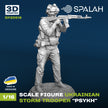 Spalah SP20516 Ukrainian storm trooper Psykh Scale Figure Model 1:16 | Detailed 3D Printed Resin Kit