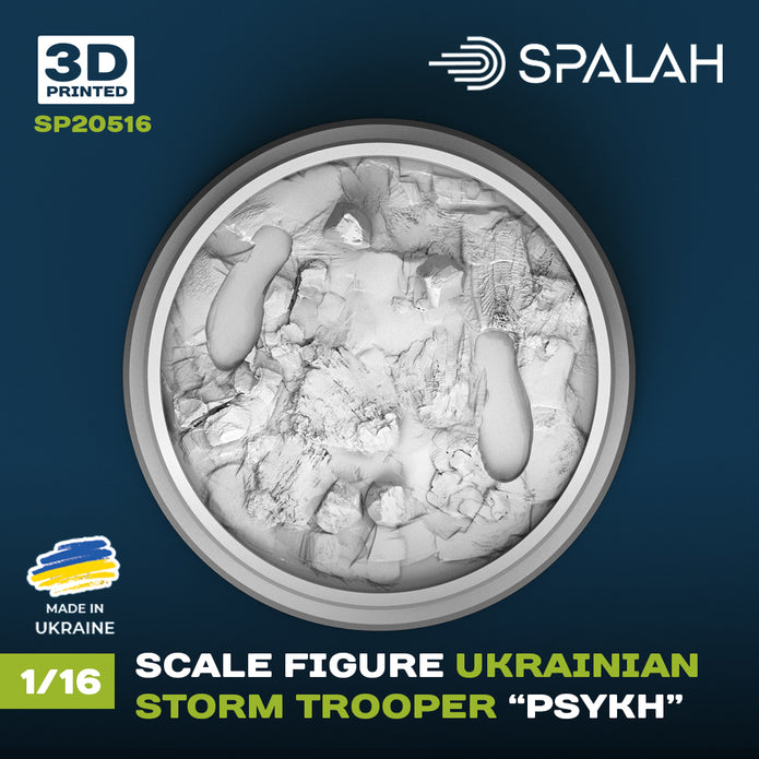 Spalah SP20516 Ukrainian storm trooper Psykh Scale Figure Model 1:16 | Detailed 3D Printed Resin Kit