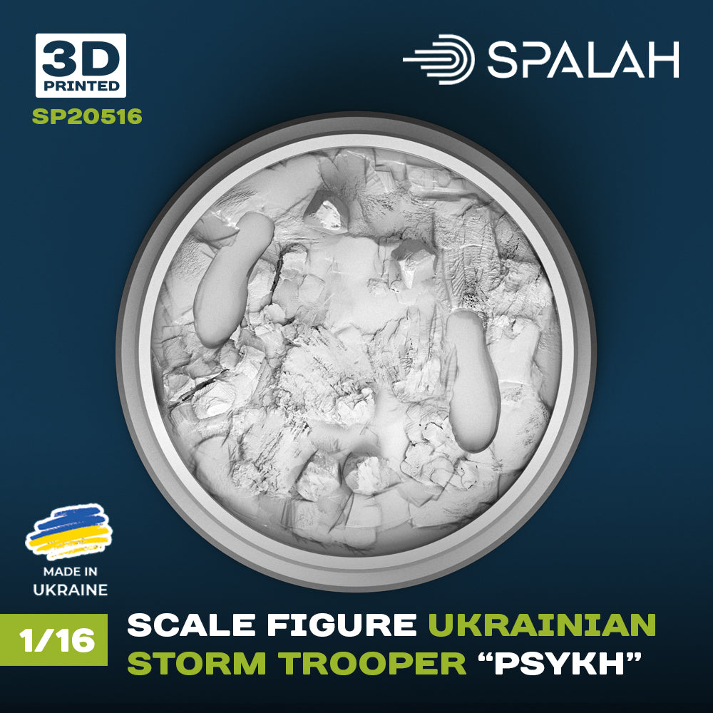 Spalah SP20516 Ukrainian storm trooper Psykh Scale Figure Model 1:16 | Detailed 3D Printed Resin Kit