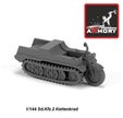 1/144 Sd, Kfz, 2 Kettenkrad, German WWII tracked motorcycle / light artillery prime mover Scale 1:144 Armory Models AR M14202