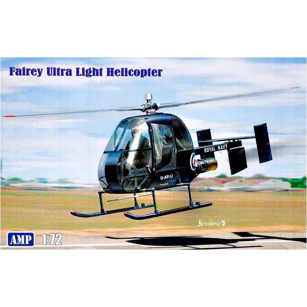 Fairey Ultra Light helicopter Scale 1:72 AMP 72002 Plastic Model Helicopter Kit