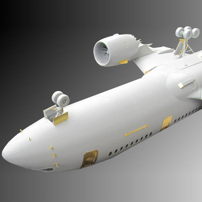 Boeing 787-8 Dreamliner, Exterior Detailing set for aircraft model kit (Photoetch) Scale 1:144 (Recommended for kit: Zvezda) Metallic Details MD14404
