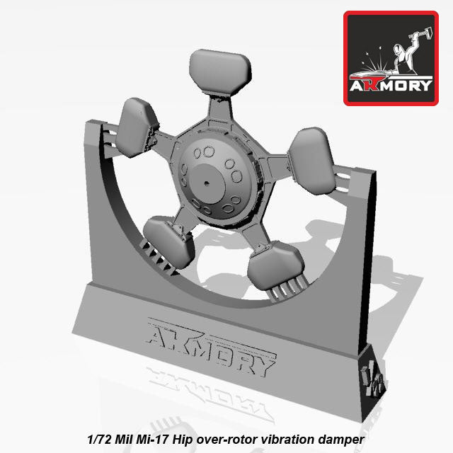 1/72 Mil Mi-8/-17 Hip rotor vibration damper Scale 1:72 Armory Models AR ACA7277
