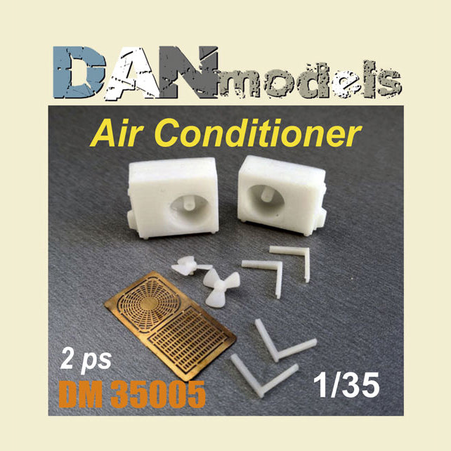 Material for dioramas. air conditioners set 2 pcs. resin. Photo-etched Scale 1:35 DAN Models DM 35286