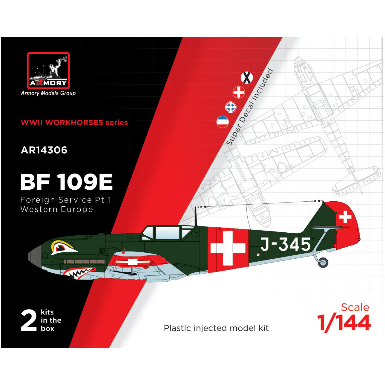 1/144 Messerschmitt Bf 109E 