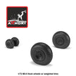 1/72 Mil Mi-6 Hook wheels w/ weighted tires (for Amodel, universal)  Scale 1:72 Armory Models AR AW72058