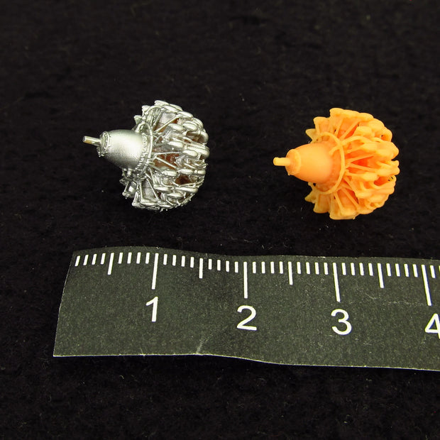 Gnome-Rhone 14N Engines Detailing set 2 pcs (3D-Printed) Scale 1:72 Metallic Details MDR72106 - For Aircraft Models Kits