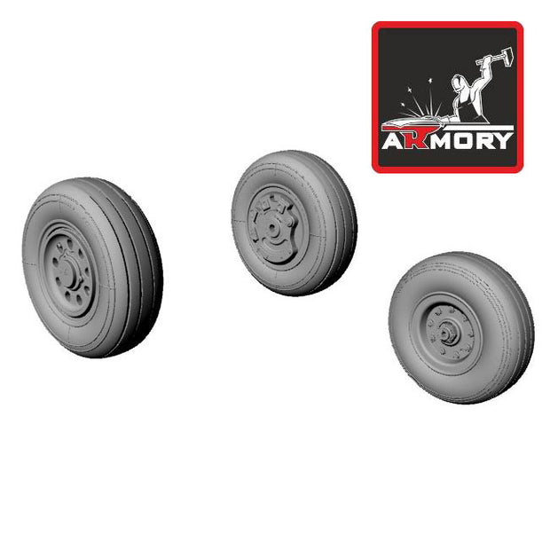 1/72 F-35A Lightning-II wheels Scale 1:72 Armory Models AR AW72305
