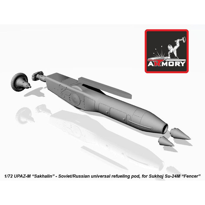1/72 UPAZ-M "Sakhalin", Soviet universal refueling pod Scale 1:72 Armory Models AR ACA7276