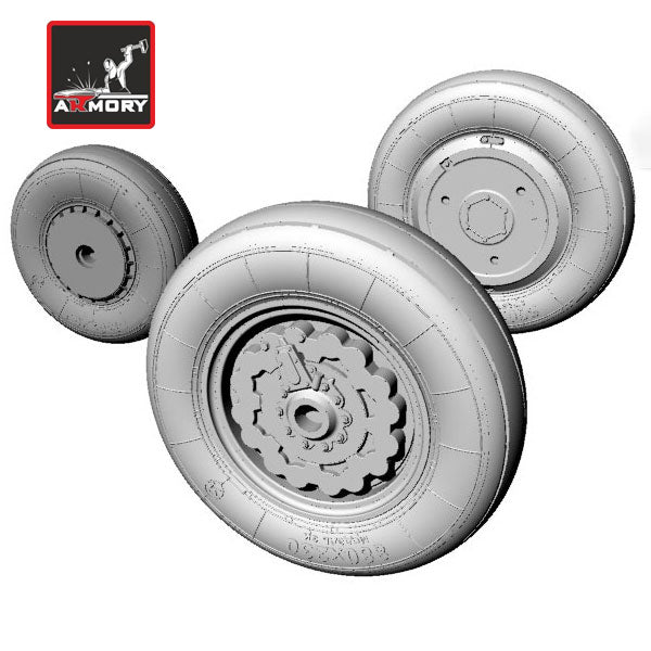 1/72 Sukhoj Su-7BKL wheels Scale 1:72 Armory Models AR AW72009