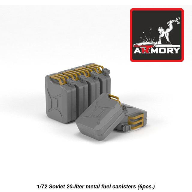 1/72 Soviet 20l canisters (6pcs.) Scale 1:72 Armory Models AR AC7315