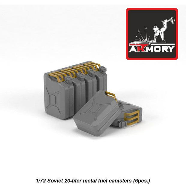 1/72 Soviet 20l canisters (6pcs.) Scale 1:72 Armory Models AR AC7315