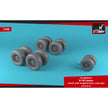 1/48 B-1B Lancer wheels w/ weighted tires, early Scale 1:48 Armory Models AR AW48332