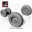 1/72 Mil Mi-8/17 Hip wheels Scale 1:72 Armory Models AR AW72036