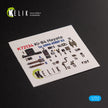 Ki-84 Hayate. Interior 3D Decals (for Arma Hobby Aircraft model kit) Scale 1:72 KeliK K72134