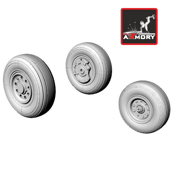 1/72 F-35B Lightning-II wheels Scale 1:72 Armory Models AR AW72306