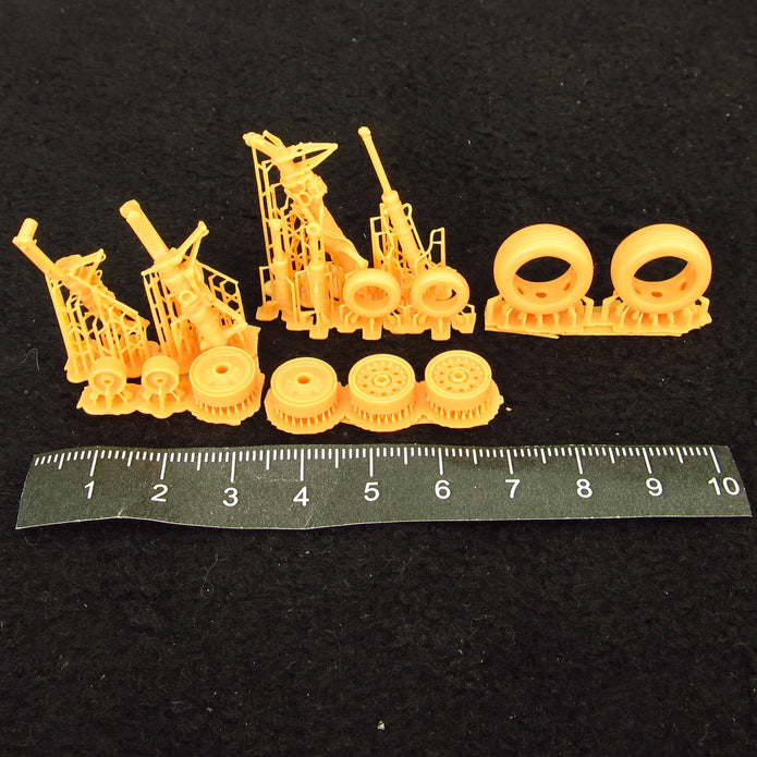 McDonnell Douglas F-4 Phantom II (J/S), Landing Gears, Wheels (for Hasegawa) Scale 1:48 Metallic Details MDR48250