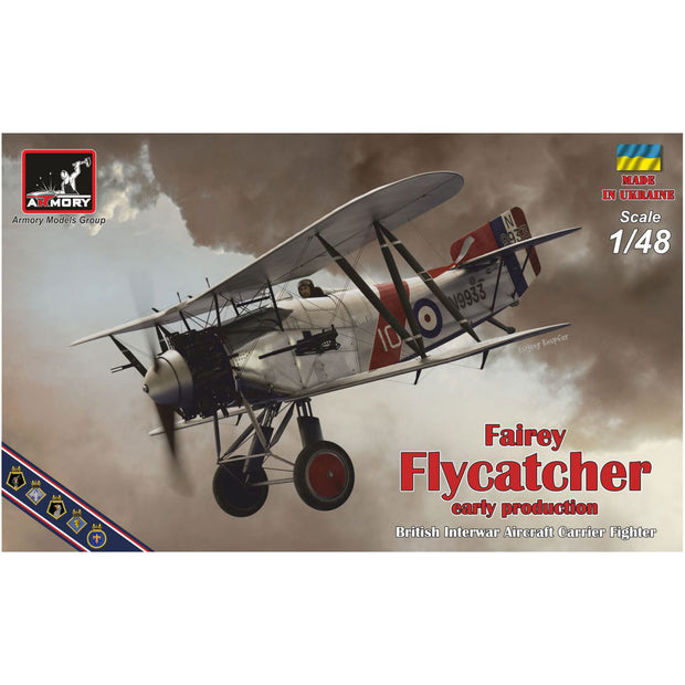 1/48 Fairey Flycatcher British interwar FAA Fighter, early version, w/ Jaguar-III engine Scale 1:48 Armory Models AR48001