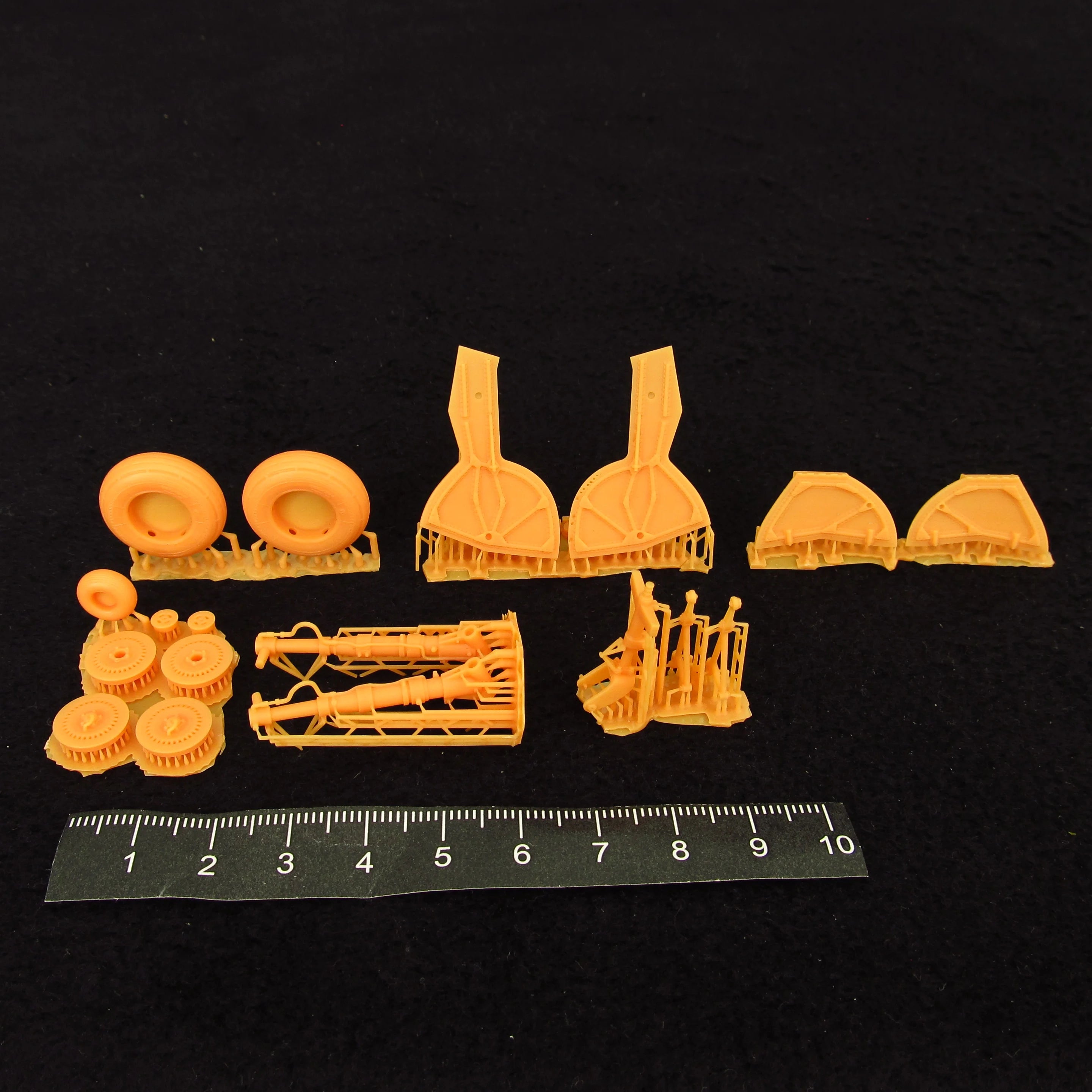 Yak-9, Landing Gears (for ICM) Scale 1:32 Metallic Details MDR3248