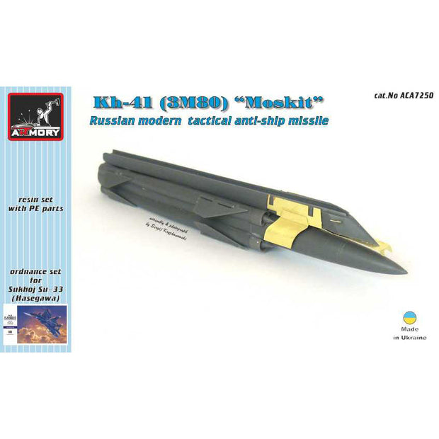 1/72 Kh-41 (3M80) "Moskit" (SSN-22 "Sunburn") tactical anti-ship guided missile Scale 1:72 Armory Models AR ACA7250