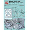 Painting Masks for model MH-53E (for Italeri) Scale 1:72 DAN Models MS720012