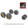 1/48 BAC TSR.2 wheels w/ weighted tires, type 