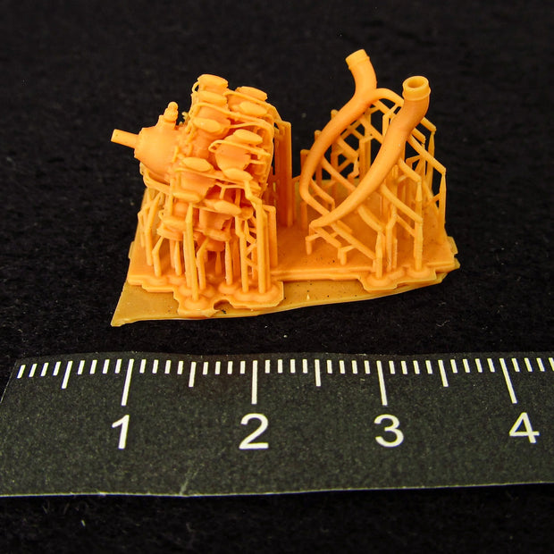 Fiat A,74 Engines Detailing set (3D-Printed) Scale 1:72 Metallic Details MDR72100 - For Aircraft Model Kits