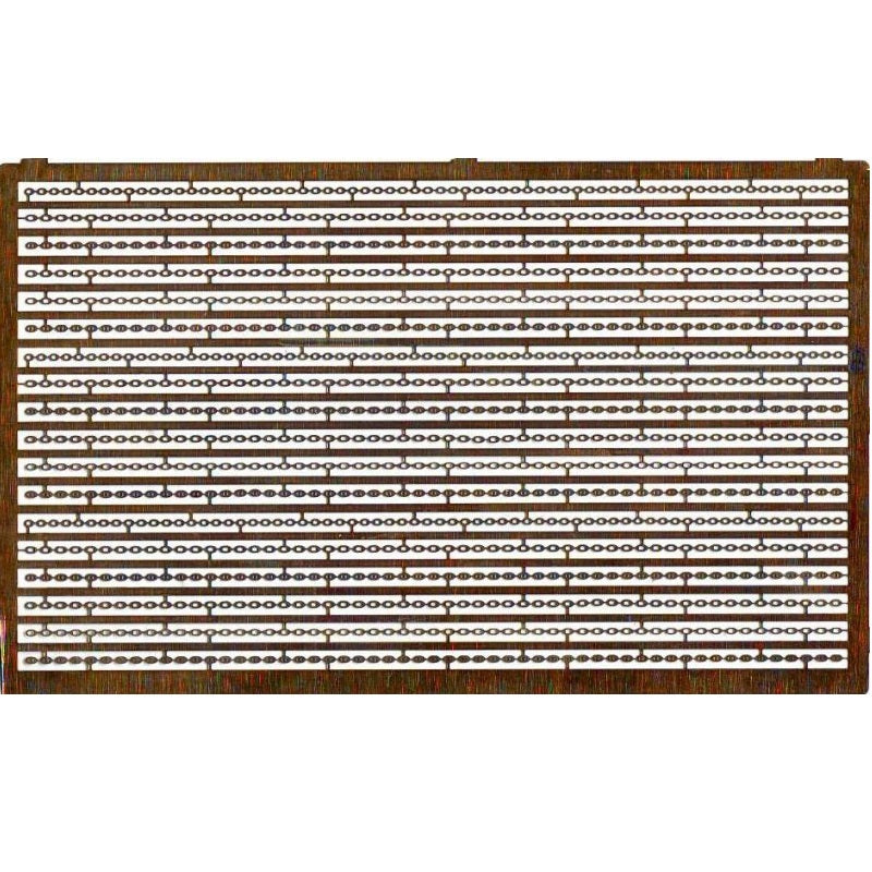 Ship chains six kinds of chains. Ring length from 0.9 mm to 1.1 mm Scale  DAN Models DM 001