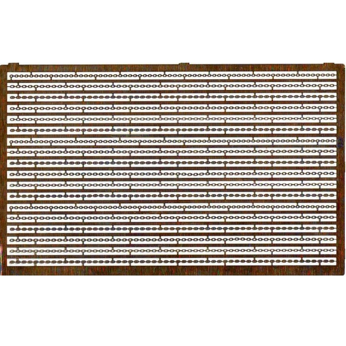 Ship chains six kinds of chains. Ring length from 0.9 mm to 1.1 mm Scale  DAN Models DM 001