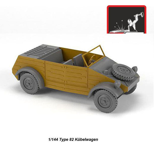 1/144 Type 82 Kübelwagen German WWII light staff car Scale 1:144 Armory Models AR M14201