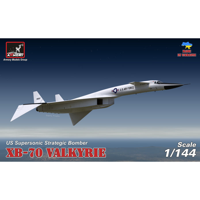 1/144 XB-70 Valkyrie US Supersonic Strategic Bomber (Cold War period) Scale 1:144 Armory Models AR14701