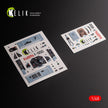 Republic F-105D Thunderchief. Interior 3D Decals (for HobbyBoss Aircraft model kit) Scale 1:48 KeliK K48096