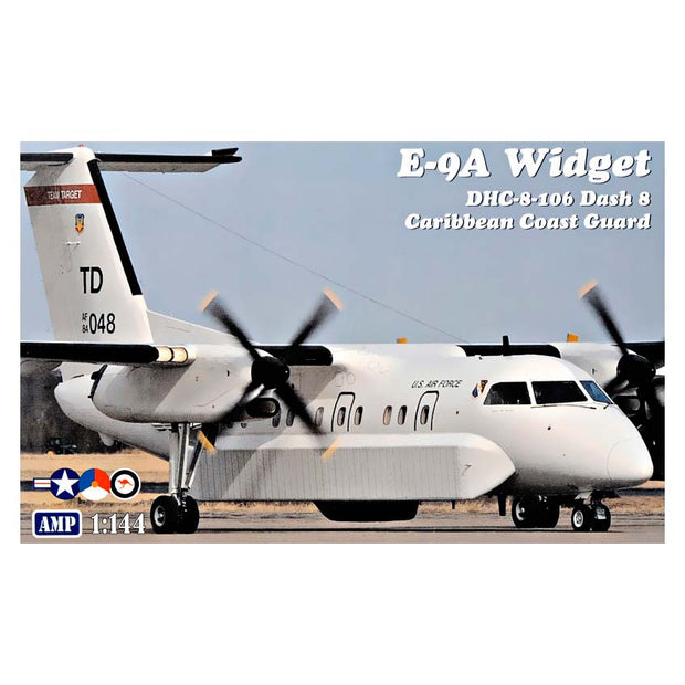 E-9A Widget/DHC-8-106 Dash 8 (USAF Caribbean Coast Guard) Scale 1:144 AMP 144003 Plastic Model Aircraft Kit