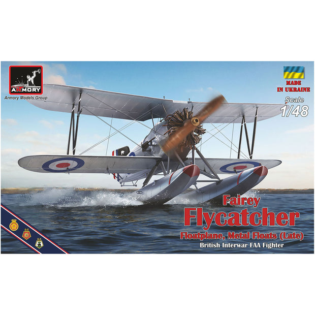 1/48 Fairey Flycatcher British Interwar FAA Floatplane Fighter, Late (Metal) Scale 1:48 Armory Models AR48004