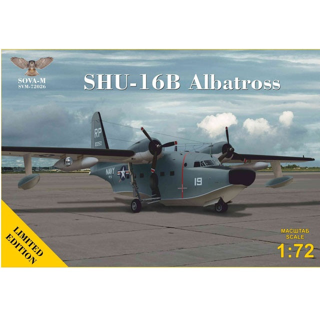 Grumman SHU-16B Albatross Seaplane, Aircraft Model Kit Scale 1:72 SOVA-M SVM 72026