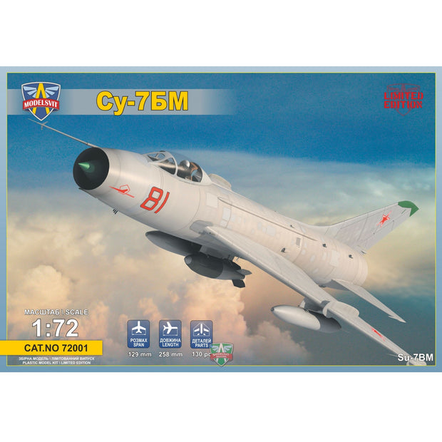Modelsvit 72001 Plastic model aicraft kit Scale 1:72 SU 7BM