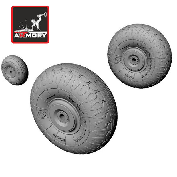 1/72 Lisunov Li-2 wheels Scale 1:72 Armory Models AR AW72011