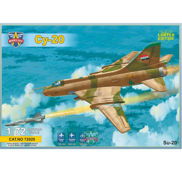 Modelsvit 72020 Plastic model aicraft kit Scale 1:72 Su-20 fighter-bomber