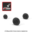 1/72 Mikoyan MiG-19 Farmer wheels w/ weighted tires Scale 1:72 Armory Models AR AW72051