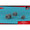 1/72 V-22/MV-22 Osprey wheels w/ weighted tires type 