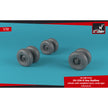 1/72 CH-53 Sea Stallion wheels w/ weighted tires, early Scale 1:72 Armory Models AR AW72343