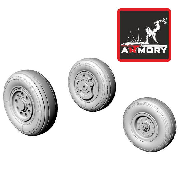 1/48 F-35B Lightning-II wheels Scale 1:48 Armory Models AR AW48303