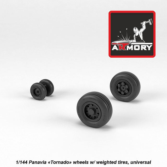 1/144 Panavia Tornado wheels, weighted Scale 1:144 Armory Models AR AW14501