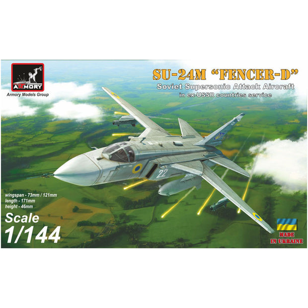 1/144 Sukhoj Su-24M Fencer in ex-USSR countries service: USSR, Ukraine, Belarus' Scale 1:144 Armory Models AR14702