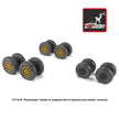 1/72 B-36 Peacemaker wheels w/ weighted tires & optional nose wheels Scale 1:72 Armory Models AR AW72327
