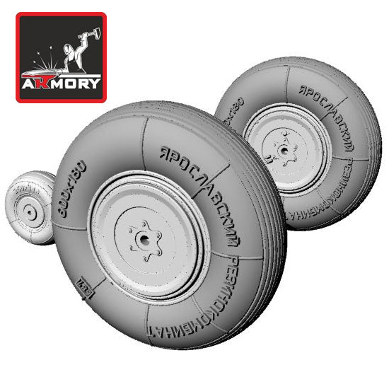 1/72 Yakovlev Yak-3 wheels Scale 1:72 Armory Models AR AW72004