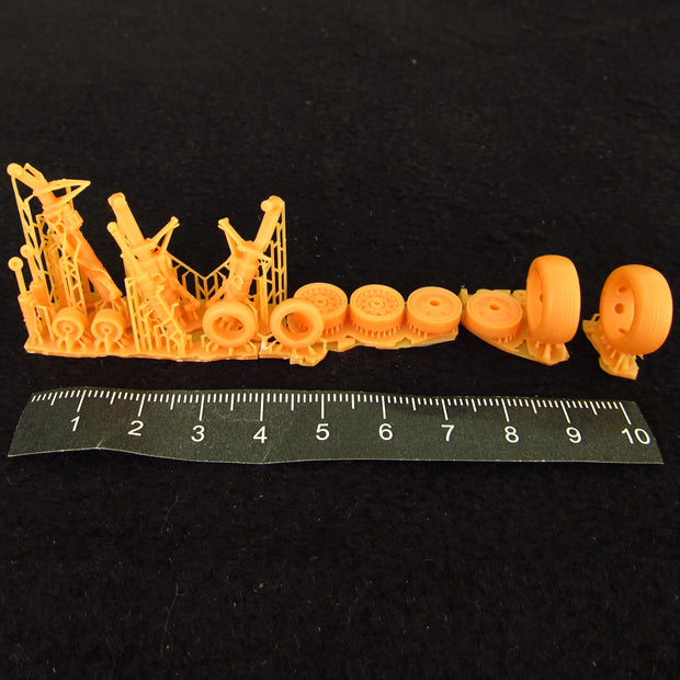 McDonnell Douglas F-4 Phantom II (J/S), Landing Gears, Wheels (for Italeri) Scale 1:48 Metallic Details MDR48251